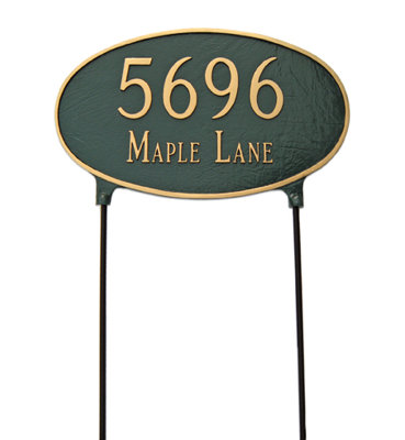 2-Line Lawn Address Sign