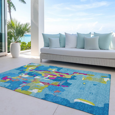  Machine Washable Indoor/Outdoor Chayden ACN1028 Rug