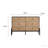 6-Drawer Sideboard Cabinet, Geometric Pattern - Standard