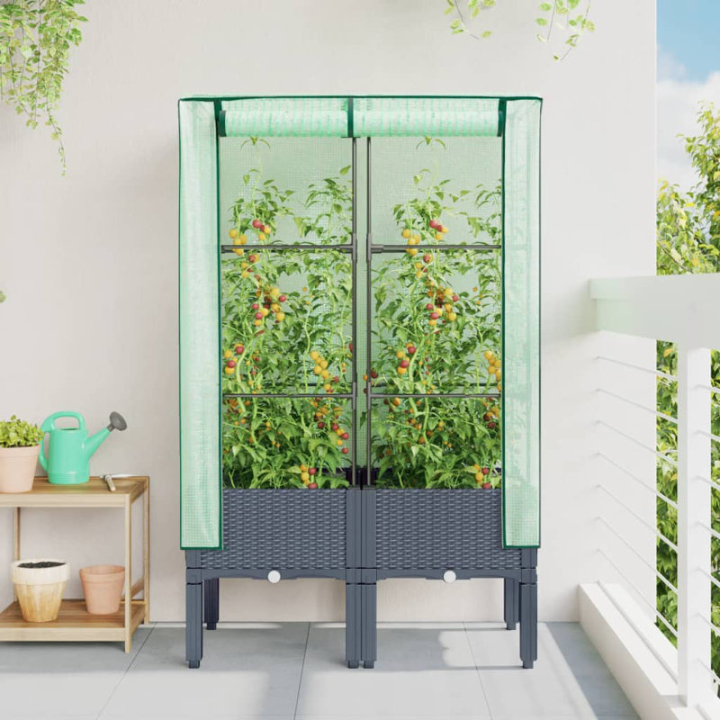 Laurene Raised Garden Bed, Blue Grey