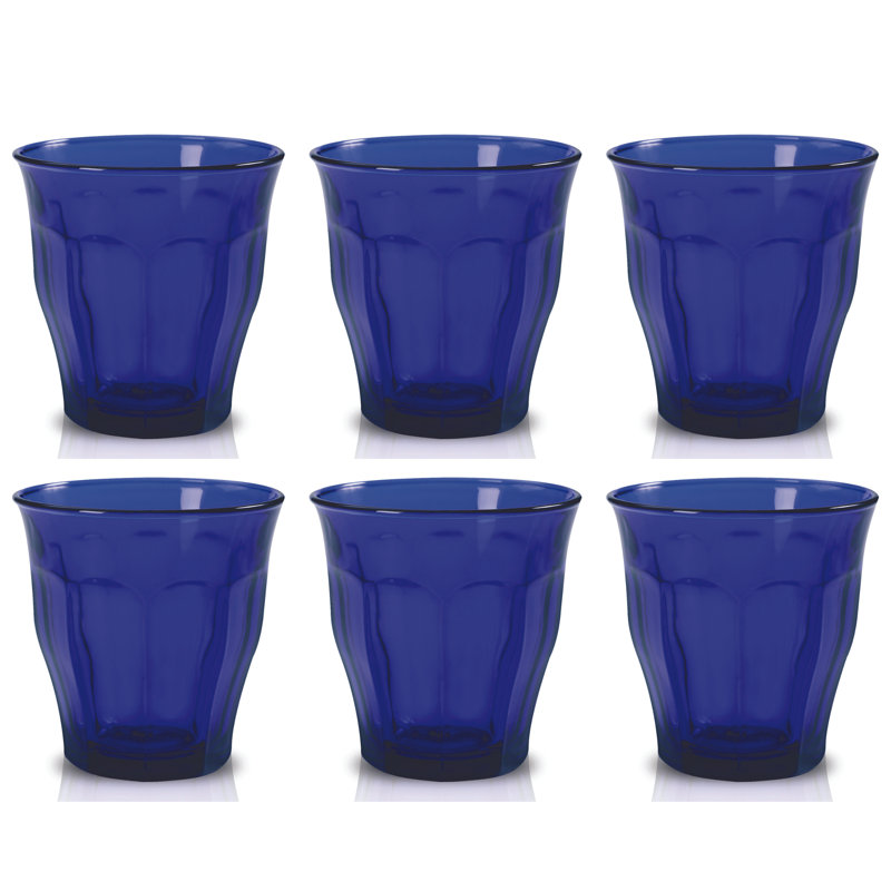 Duralex Picardie Green 250ml Drinking Glass Set, Blue, 310ml