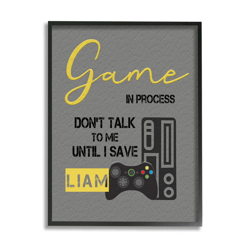 Until I Save cmw-121 Personalized Wall Art, 20'' H x 16'' W, Midnight Black Framed Giclee, Yes