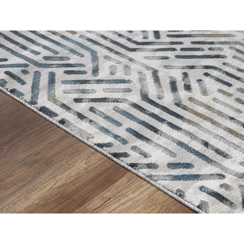 Ravi Geometric Indoor Rug, Rectangle 5'3" x 7'6"