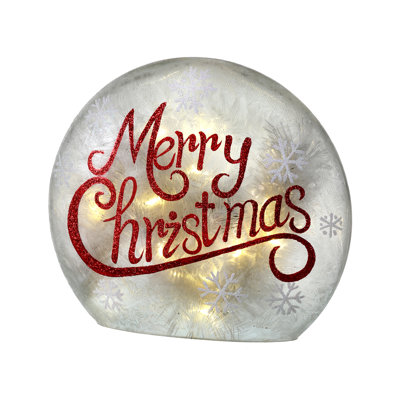 Verre à DEL Merry Christmas