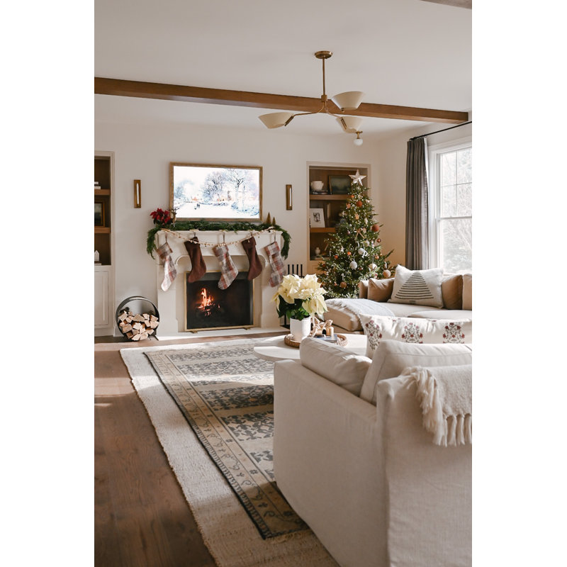 Sacramento Iron 3-Light Chandelier, Beige