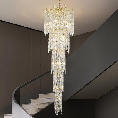 21 Lights Chandelier Crystal Dimmable Light