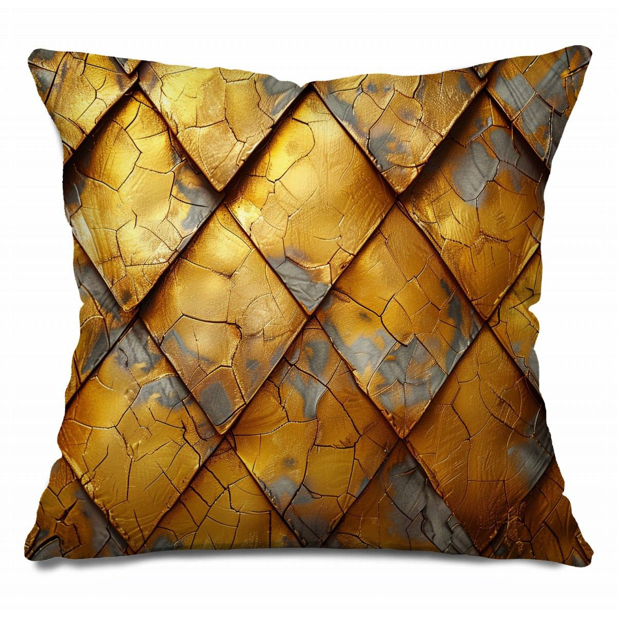 View of VisionDecor Scales Throw Pillow, Textured Cotton Twill Pillows | Wayfair