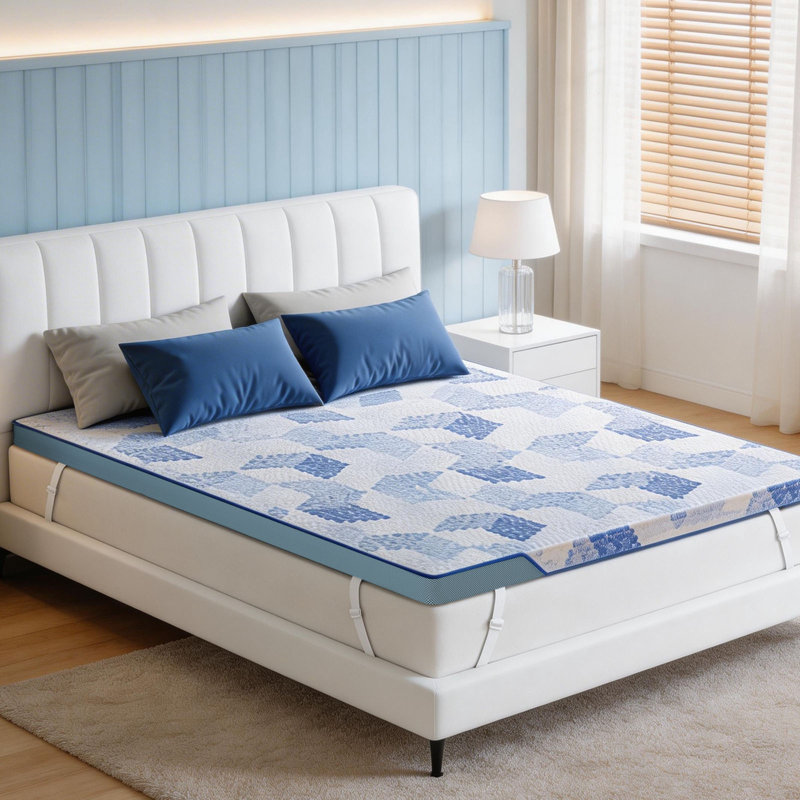 Firm Mattress Topper Queen, 3 Inch Memory Foam Bed Topper with Cooling Bamboo Cover, Pressure Relief, Removable & Washable, CertiPUR-US & Oeko-Tex Certified