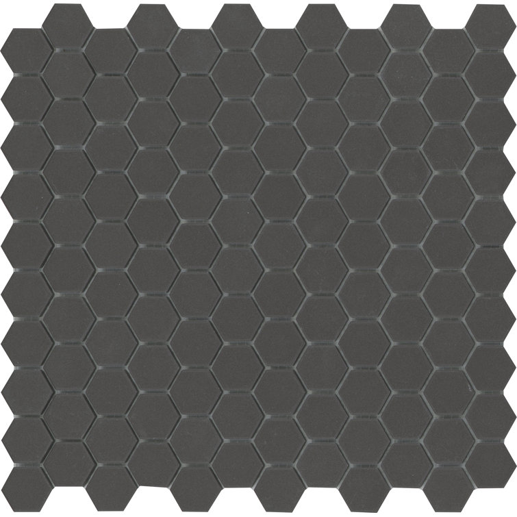 Source™ 11" x 11" Porcelain Honeycomb Mosaic Tile