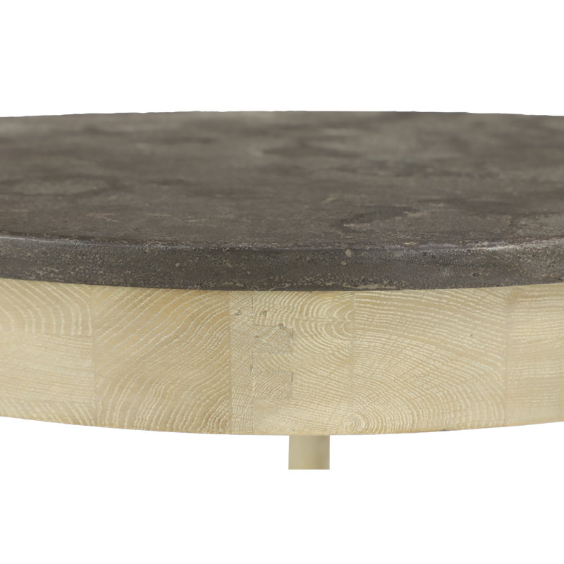 Leah Oak Round Solid Wood Dining Table