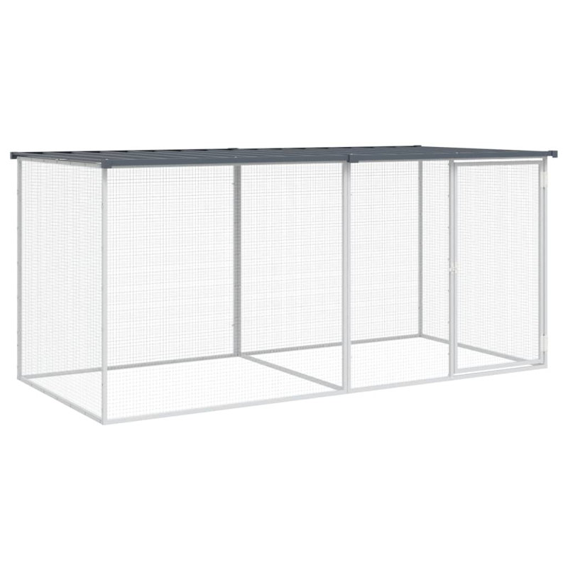 Jenkinsburg Chicken Coop, 90cm H x 203cm W x 98cm D, Anthracite