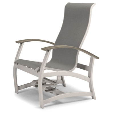 Askar Swivel Powder Coated Aluminum Outdoor Lounge Chair