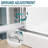 FPivot 26" W x 72" H Pivot Semi-Fameless Shower Door with 1/4'' Tempered Clear Glass-107209418