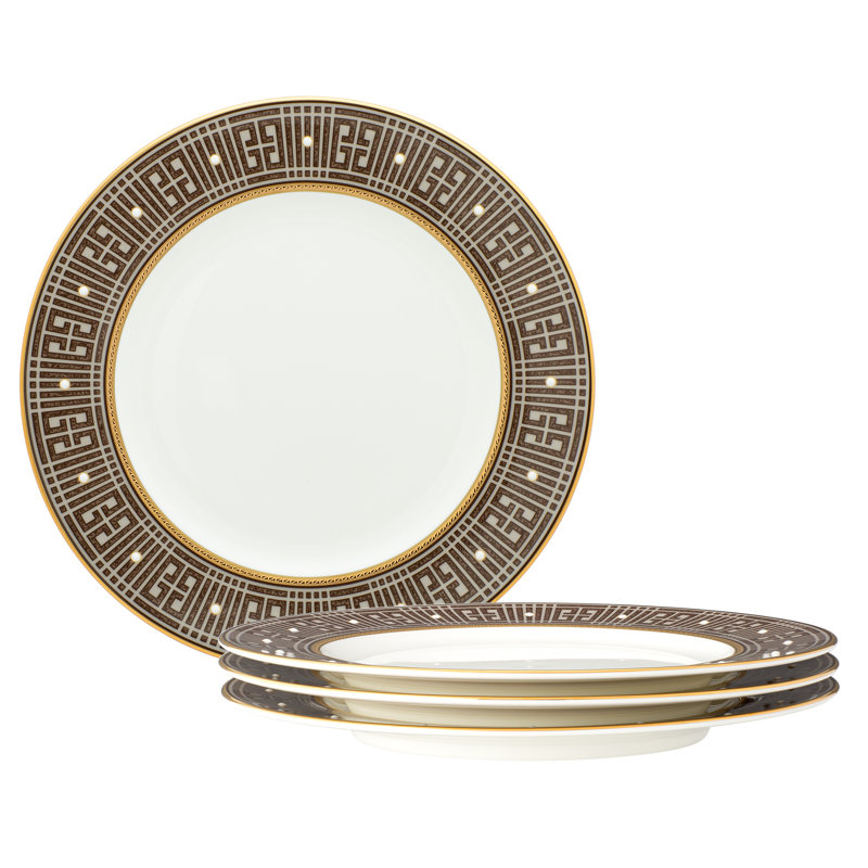 Noritake Infinity Salad Plates, 8-1/2", Bronze