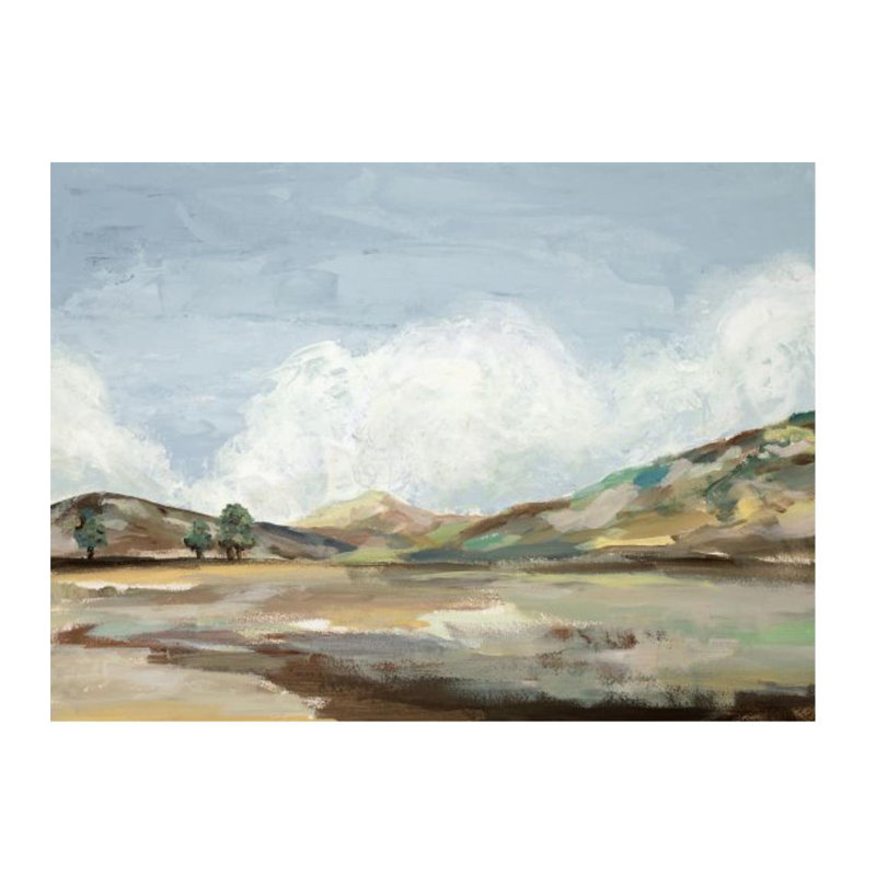 Calm Day I Painting by Sara Brown, Outdoor, 24" H x 33" W