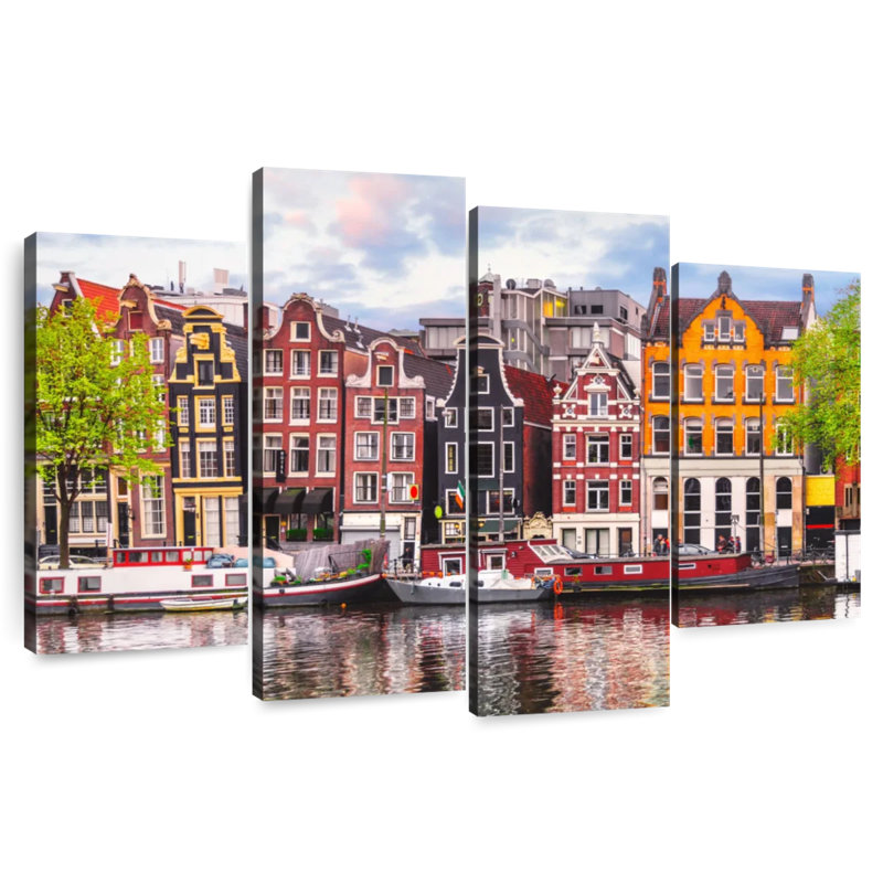 Les maisons de canal d'Am Amsterdam