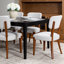 Ensemble de 2 chaises d'appoint modernes sans accoudoirs, modernes et beiges avec pieds en bois-1961112854-1961112859
