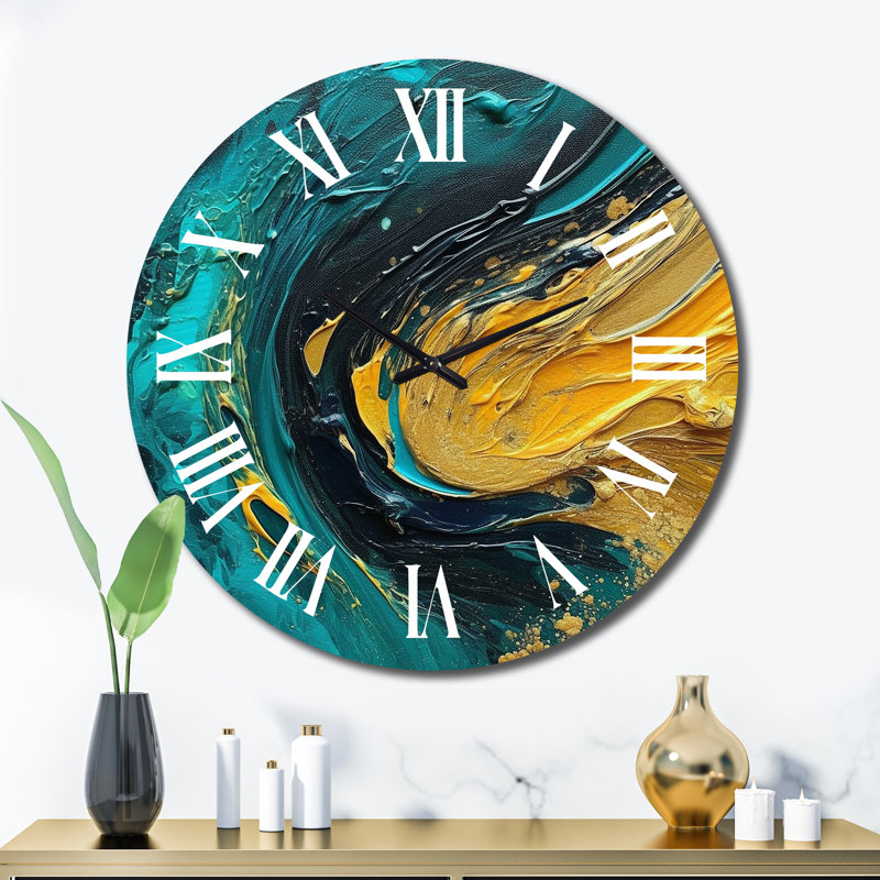 Metal Wall Clock, Extra Large
