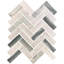 Aloha 1.2 in. x 3.9 in. Herringbone Matte Tile-61485204