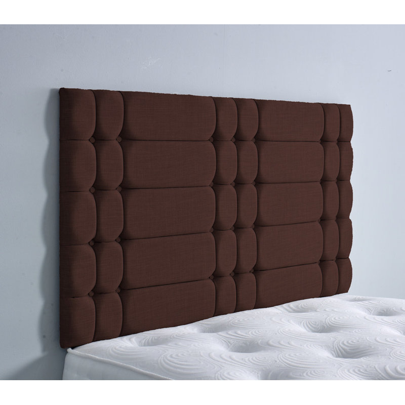 Upholstered Headboard, Brown, Single (3')
