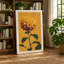 Golden Chrysanthemum Botanical - Wrapped Canvas-2111357465-2111357463