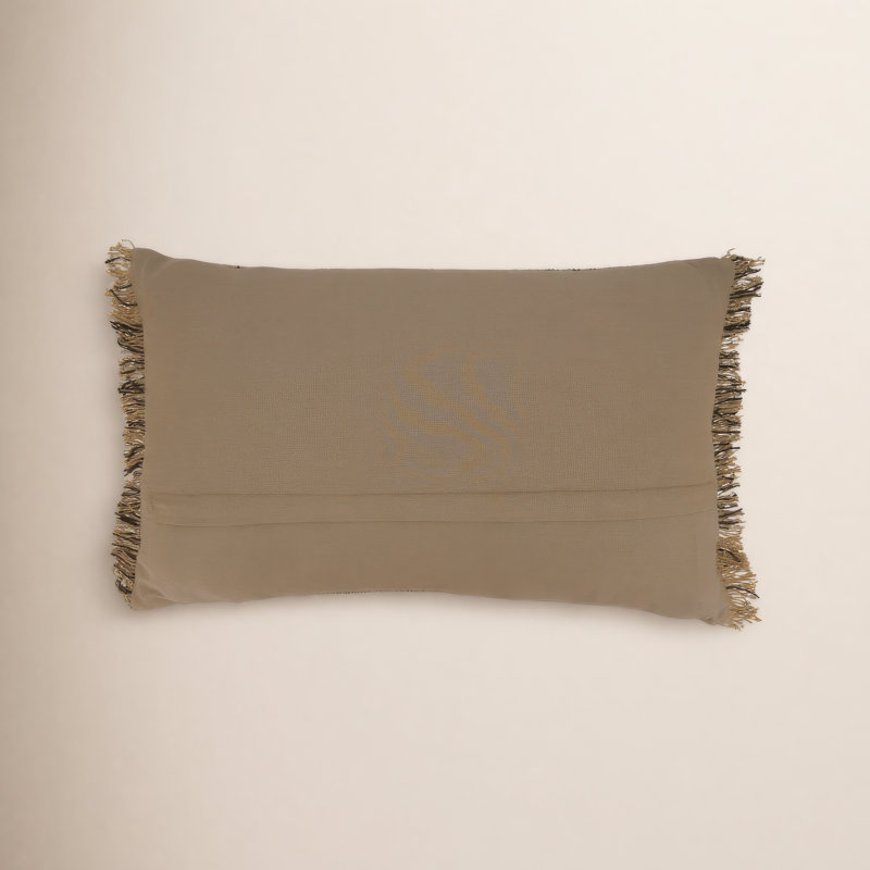 Housse et insert de coussin rectangulaire Carey, Plumes, Naturel