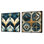 Watchet - Abstract Shapes Square Collage Set Of 2