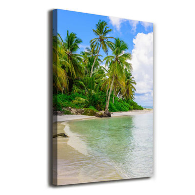 Tropical Beach - Wrapped Canvas Print