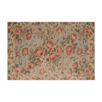 Tapis d'intérieur et d'extérieur brun Persian