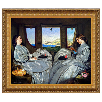 «The Travelling Companions», 1862, reproduction d'art sur toile
