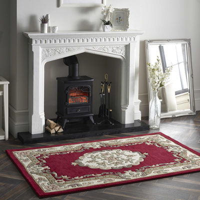 Comfort Oriental Wool Hand Woven Area Rug