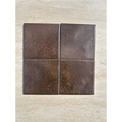 Carreau de céramique espresso 4 x 4