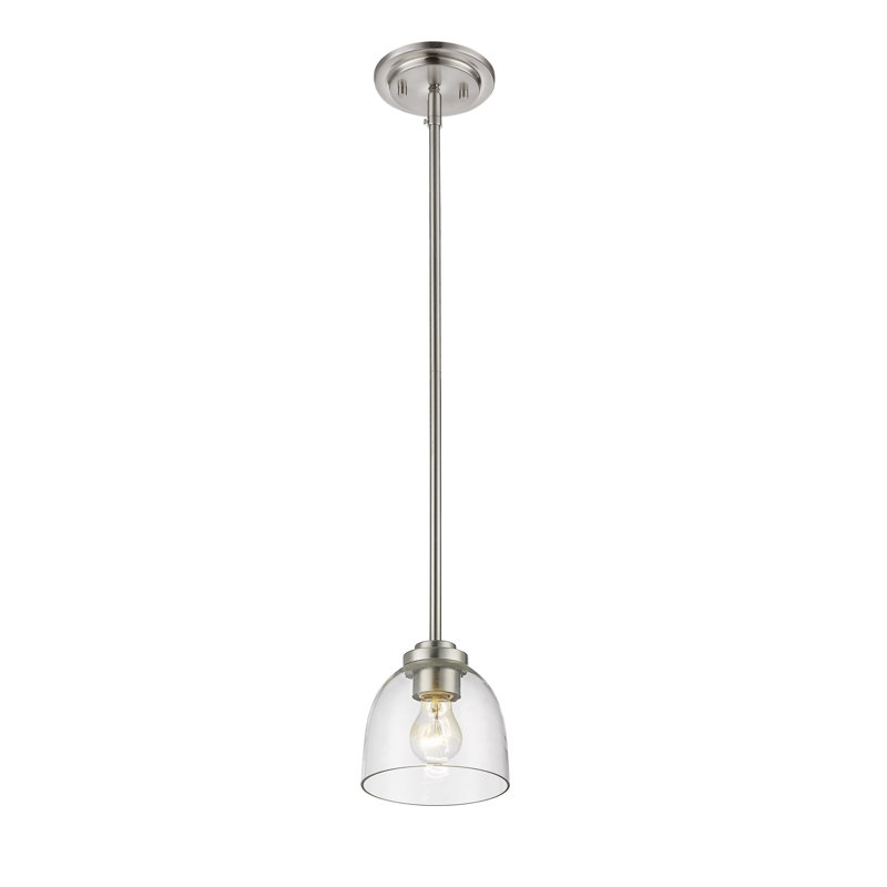 Cardiff 1 - Light Single Pendant, Brushed Nickel