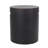 Light Weight Concrete Outdoor Side Table With Simple Cylindrical Structure And Cutout Handle