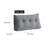 Ergonomic Triangular Headboard Wedge Backrest Pillow - Orthopedic Foam Filled – Neck Back Support - Bedroom, Reading, Daybed-705466914-705064229