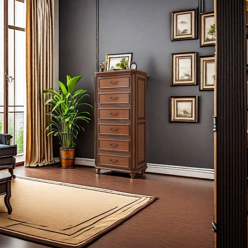 Armoire décorative en bois massif European Country