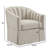 Milnor Sanibel Skirted Swivel Accent Chair-810604559