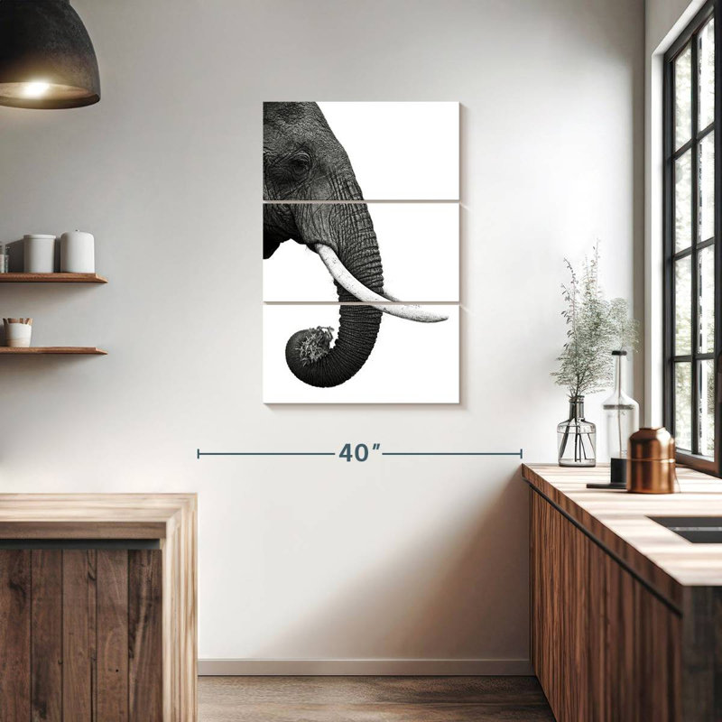Brampt Elephant Tusk, 38" H x 24" W