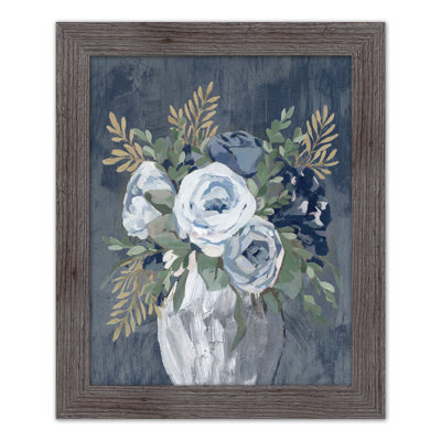 «Flower Vase On», reproduction encadrée