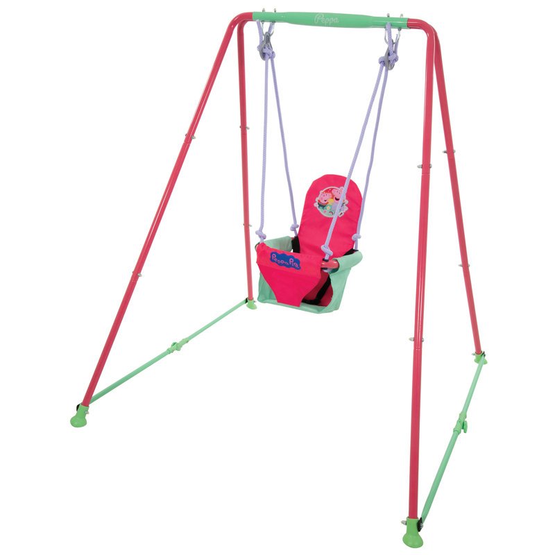 Peppa Pig Metal Swing Set with