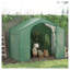 Serre portative Outsunny 1,83 m x 0,91 m x 1,52 m avec bâche en PE, structure en acier, porte zippée et ventilation supérieure pour le jardinage