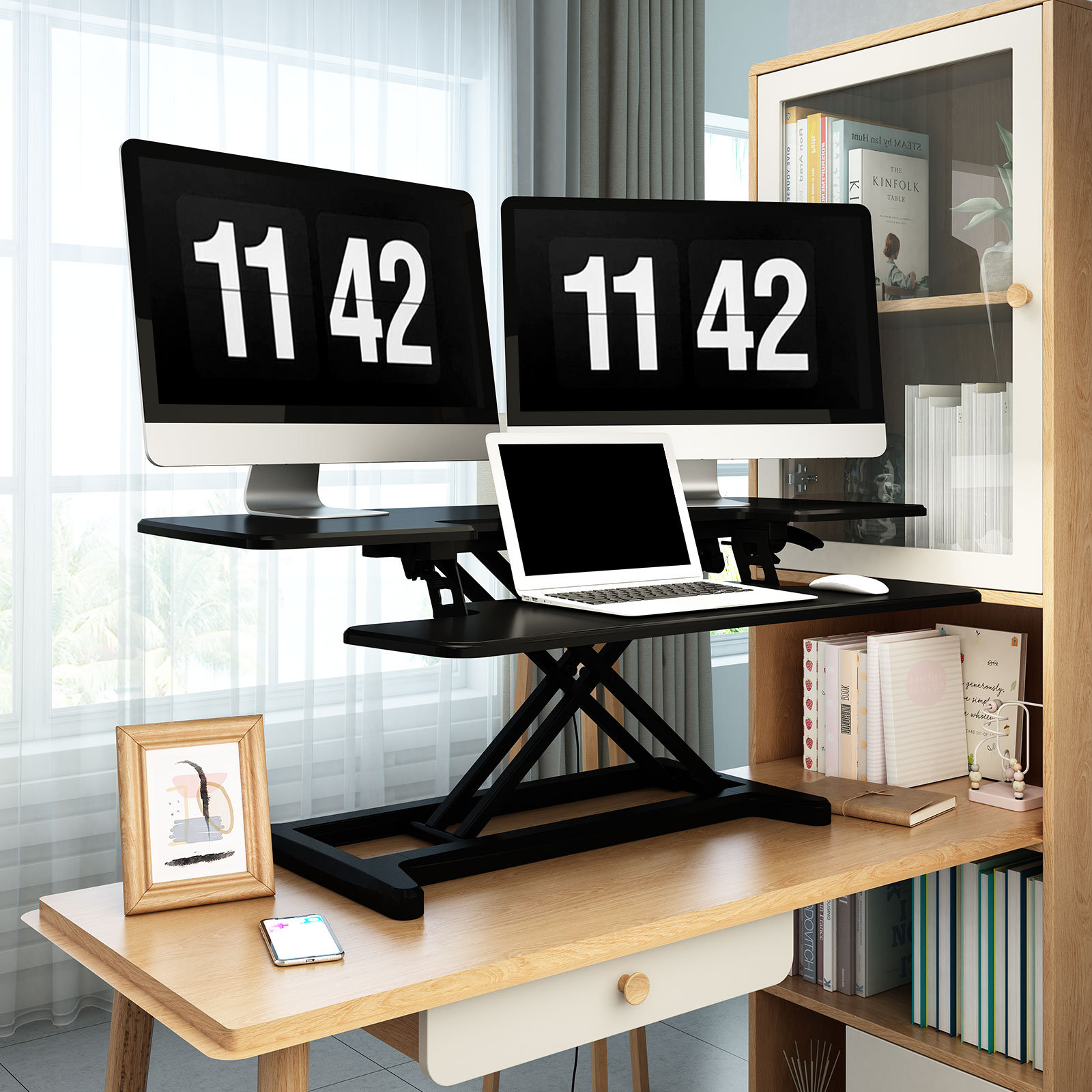 Convertidor de escritorio de pie Murray Home Office 3