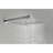 Luxury Wall Mounted Shower - Bathroom Rainfall Head With Easy Function And Brass Body, Faucet Cleanable Nozzle, -