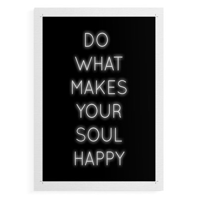 Soul Happy -Canvas Print Only - NOT FRAMED