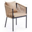 Chaise de salle à manger en métal avec coussins Wilmette-1445862529