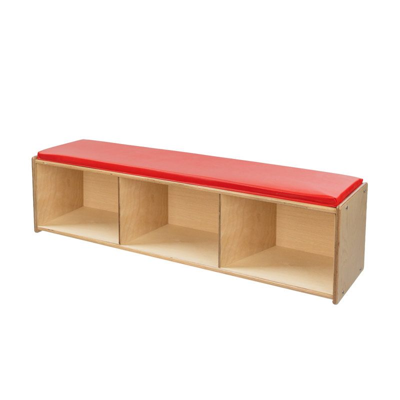 Vinyl Upholstered Storage Bench