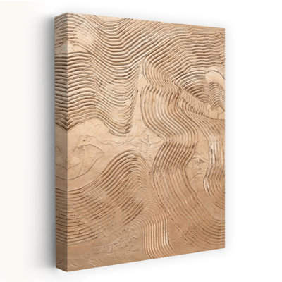 Metallic - Copper Minimalist Abstract Art