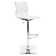 Stoke Gifford Swivel Upholstered Adjustable Height Counter Stool with Metal Frame