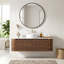 Comptoir de salle de bain mural en bois 48 po E1-131434572-131434578