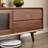 Elegant Black Walnut TV Stand-106571710